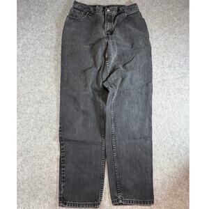 VINTAGE Levis 550 Jeans Womens Black High Rise Relaxed Fit Tapered USA Size 14